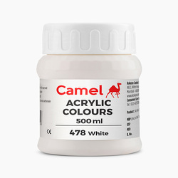 Camel Fabrica Acrylic Colour Ultra 500ml White 478